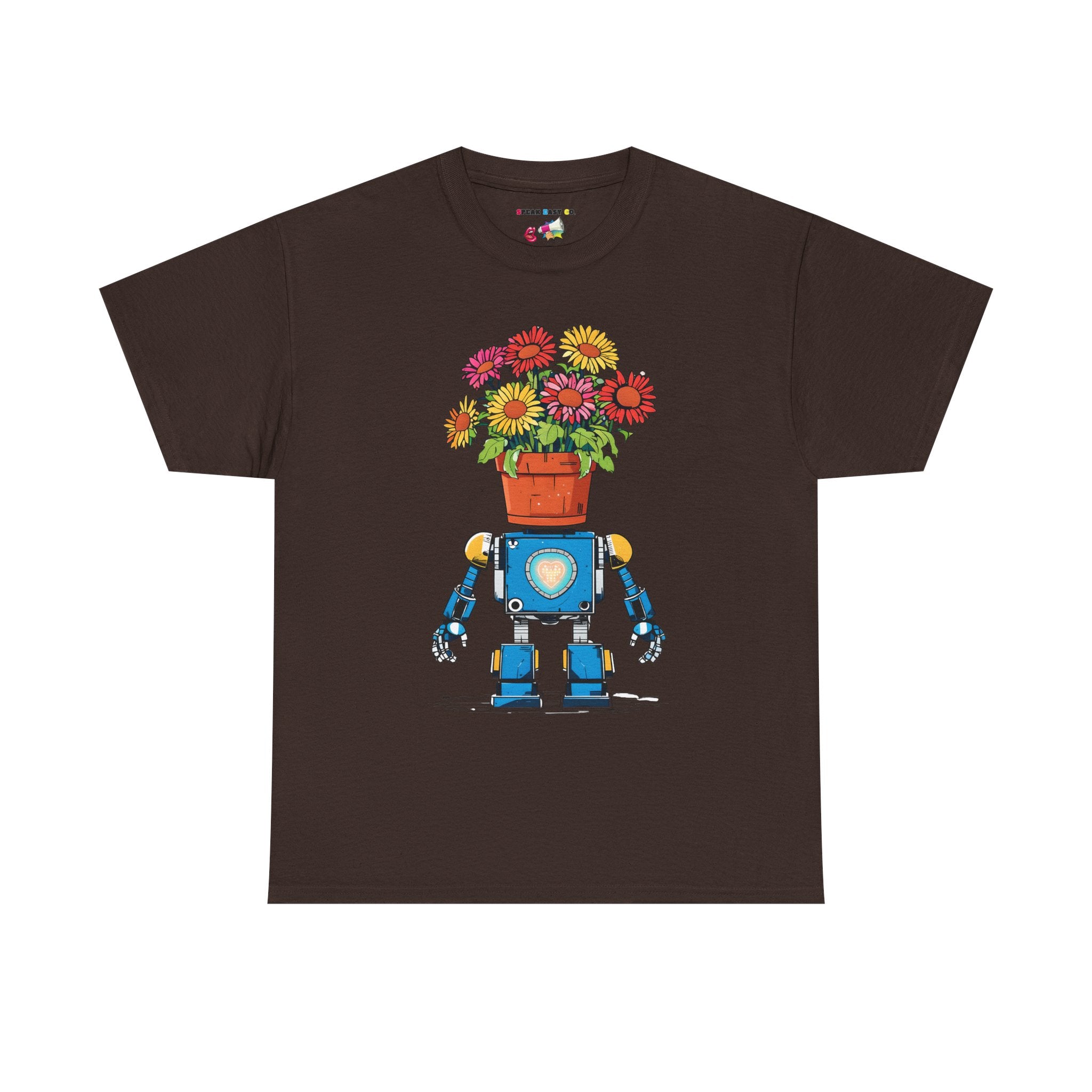 Robot Flower Power Tee