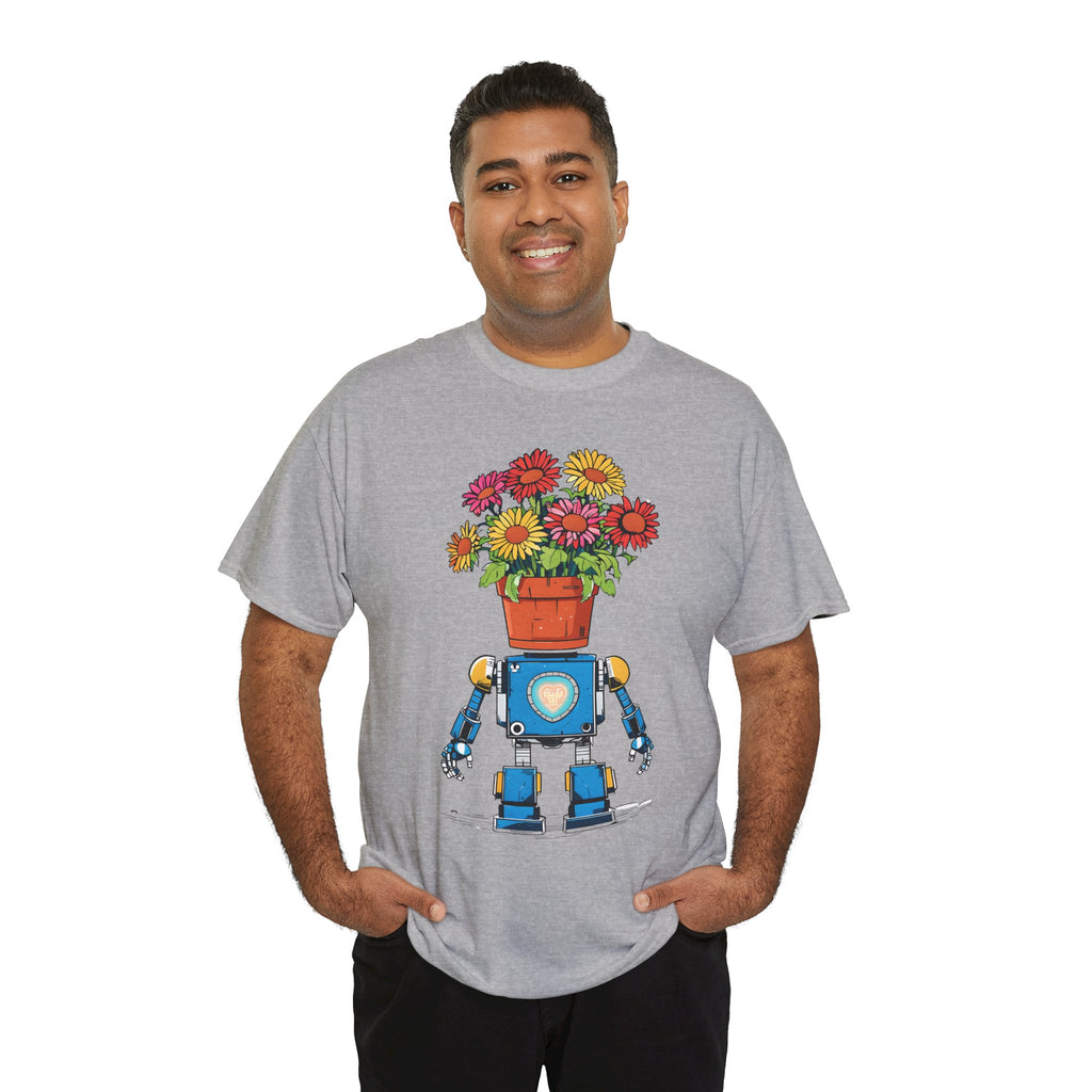 Robot Flower Power Tee