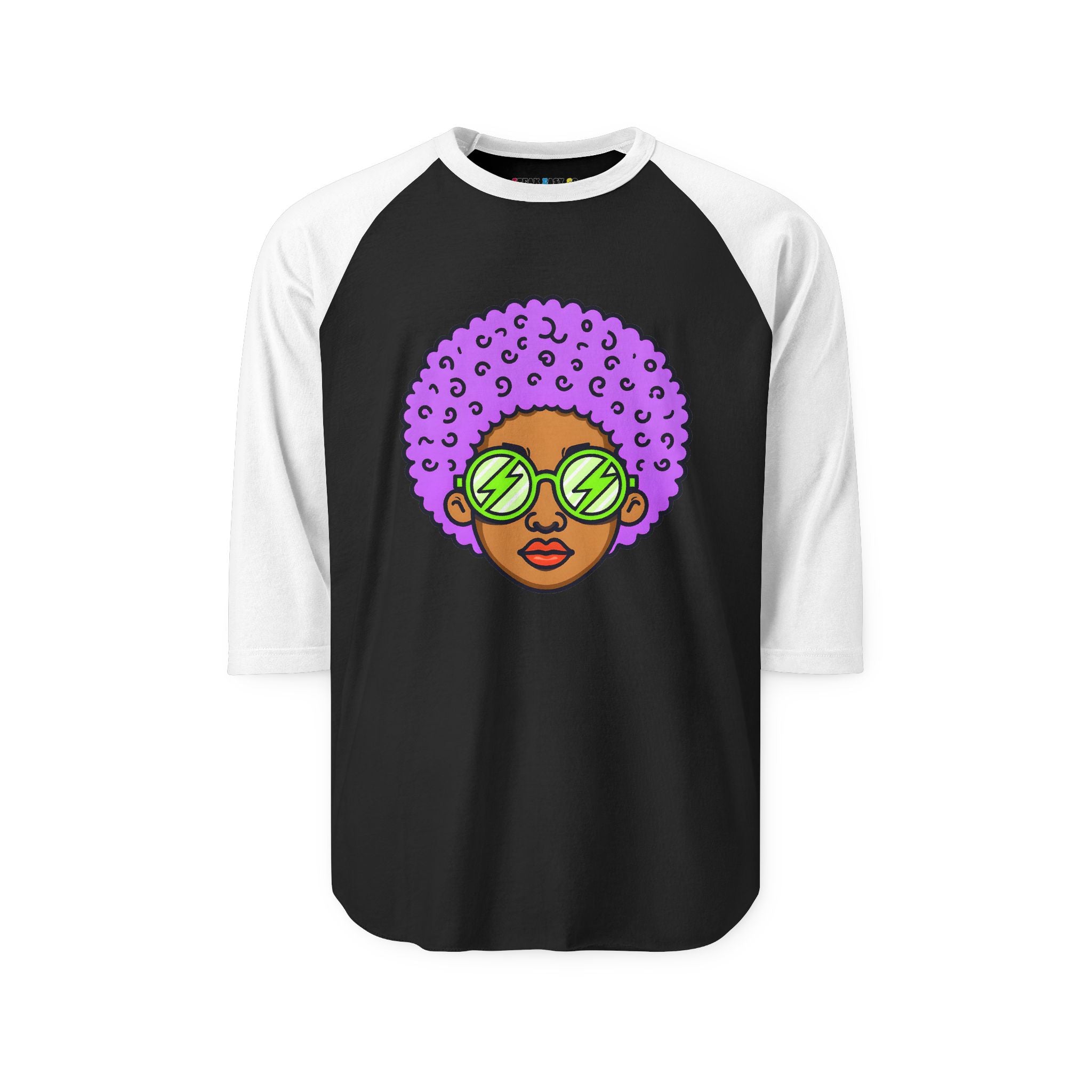 Afro 3/4th Sleeve Raglan Shirt