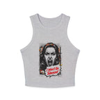 Graphic Crop Tank Top - I Won't Be Silenced