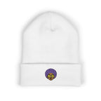 Afro Embroidered Cuffed Beanie