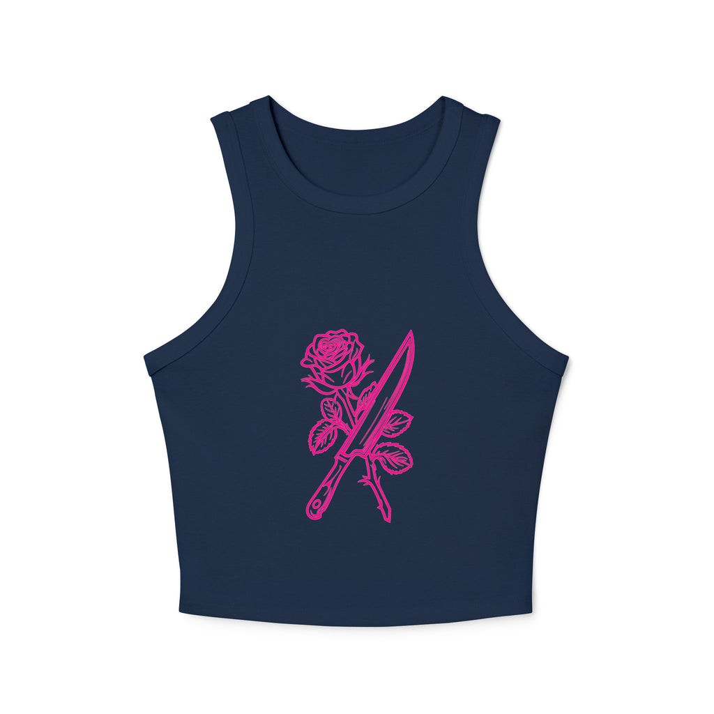 Rose & Knife Cropped Tank