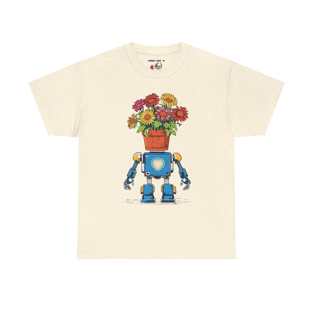 Robot Flower Power Tee