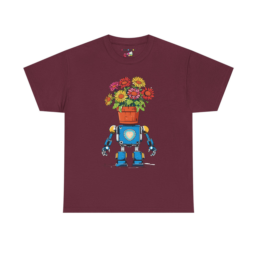 Robot Flower Power Tee