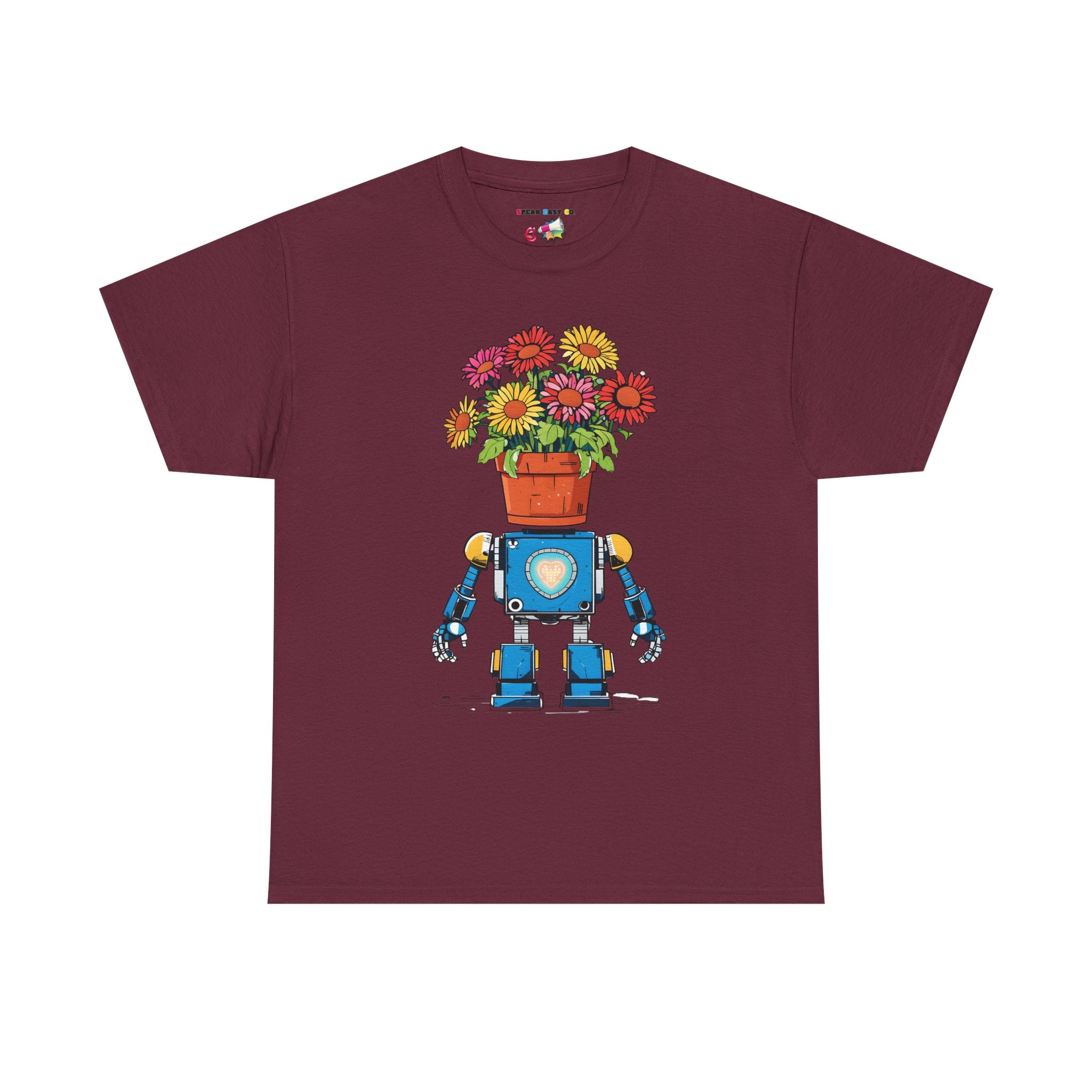 Robot Flower Power Tee