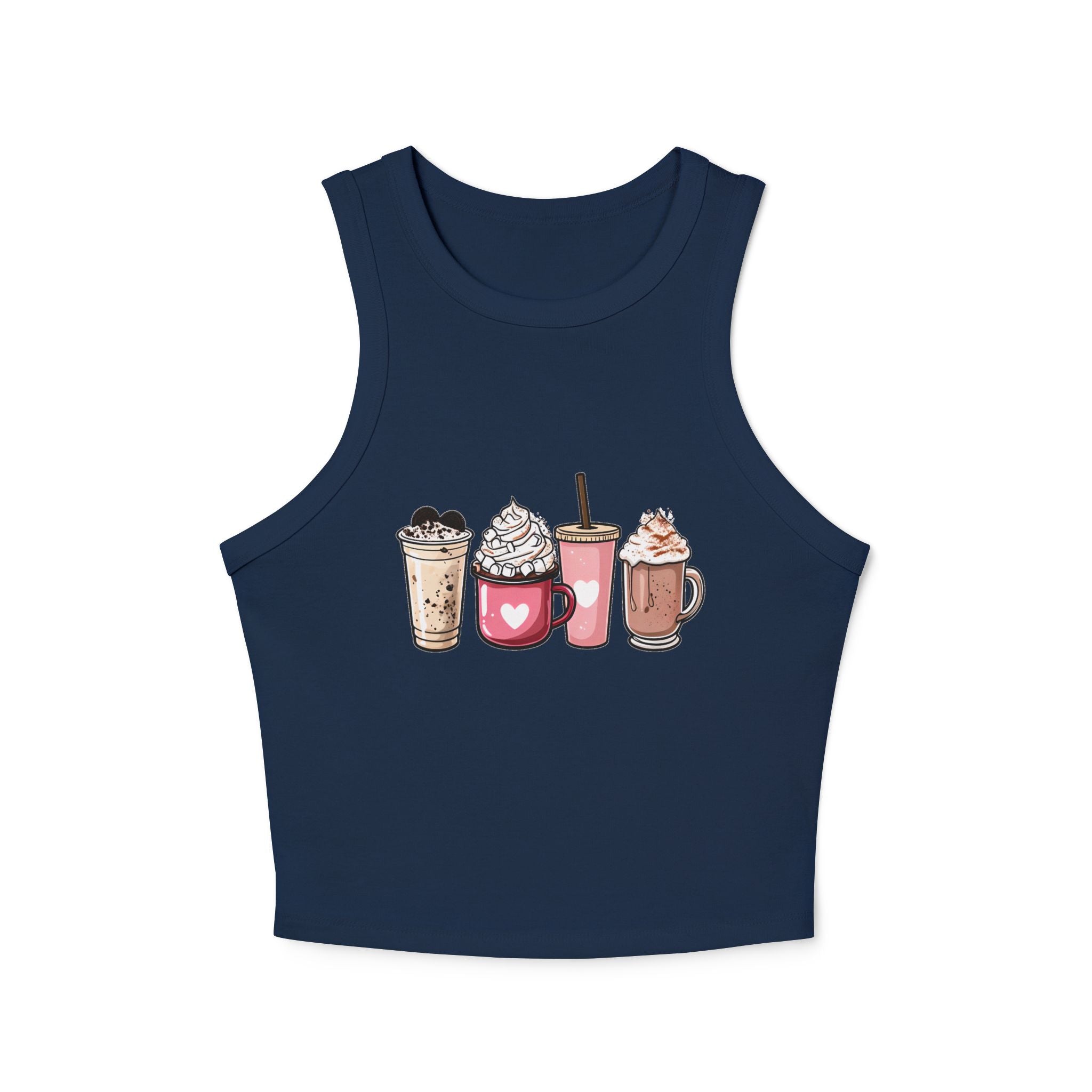 Coffee Lovers Cropped Tank