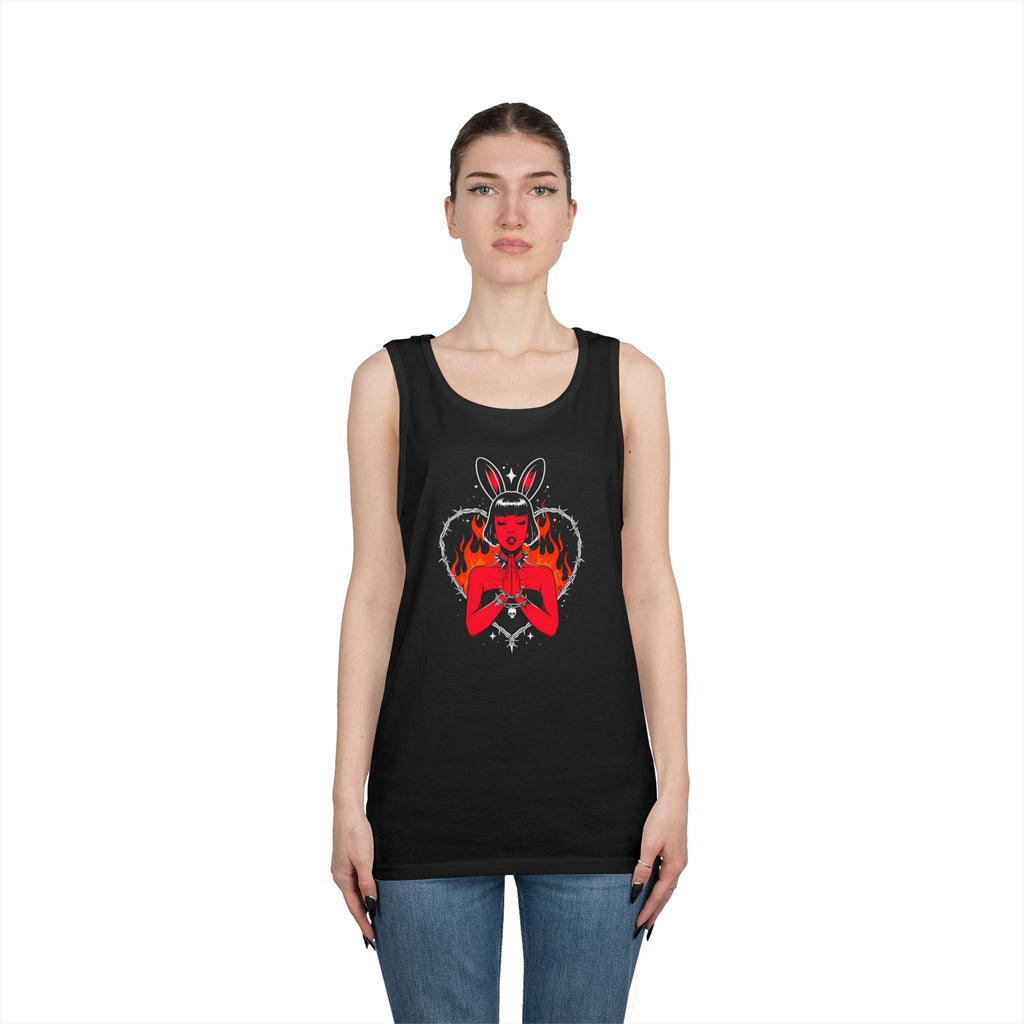 Edgy Bunny Heart Tank