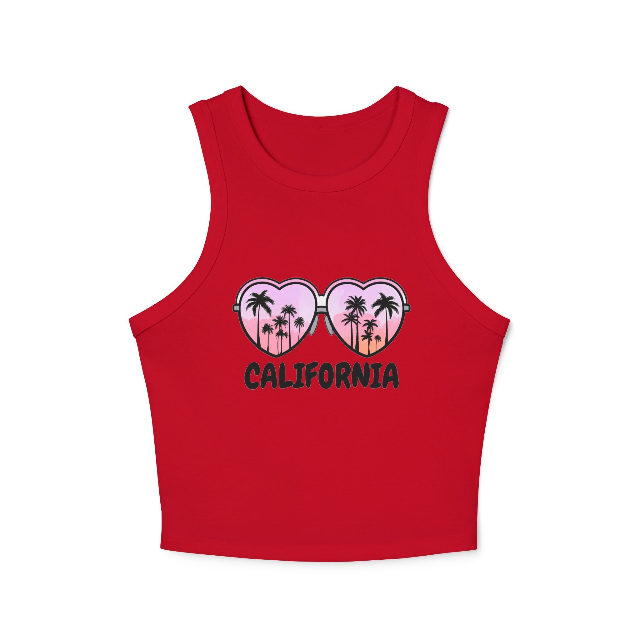 California Glasses Racer Tank