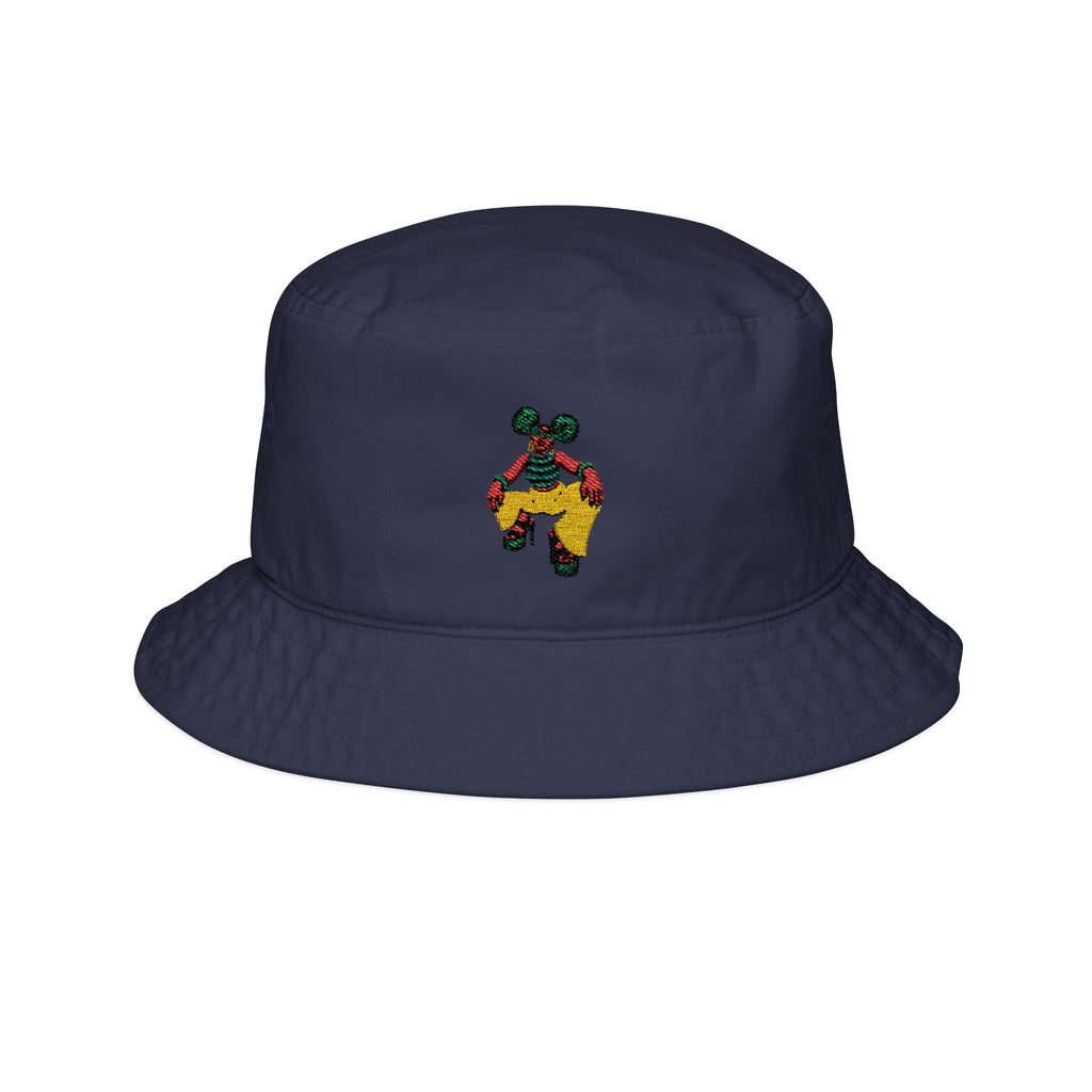 Afro Puffs Embroidered Bucket Hat