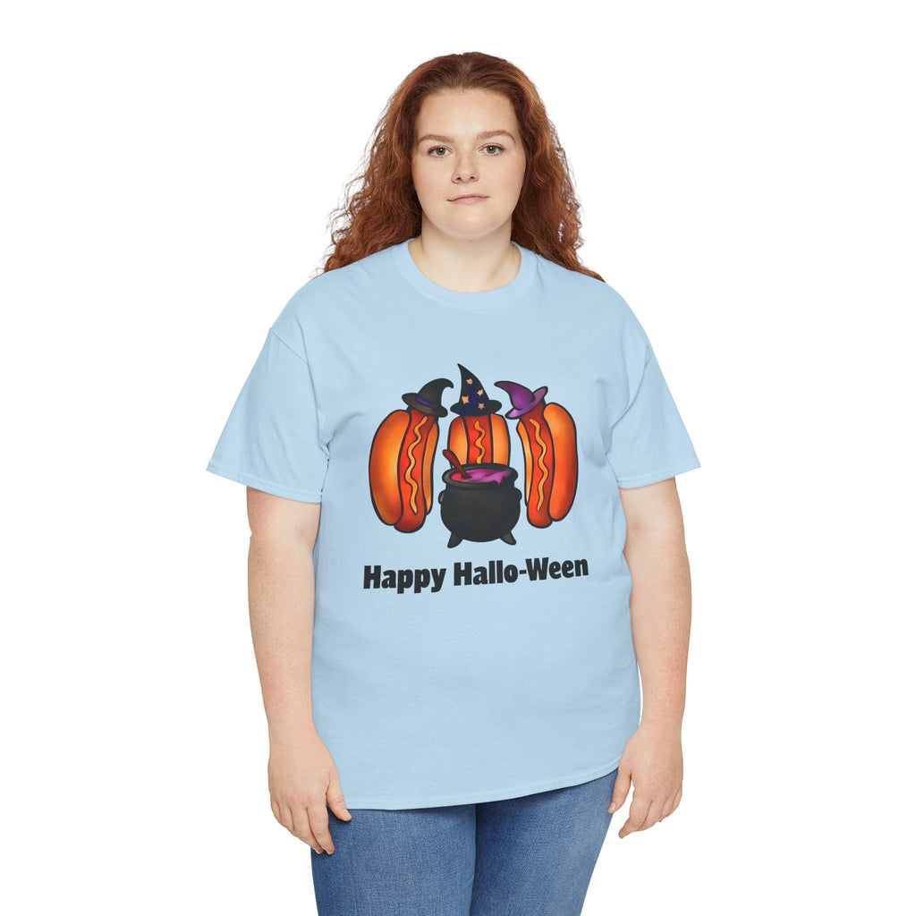 "Happy Hallo-Ween" Hotdog Witches Tee