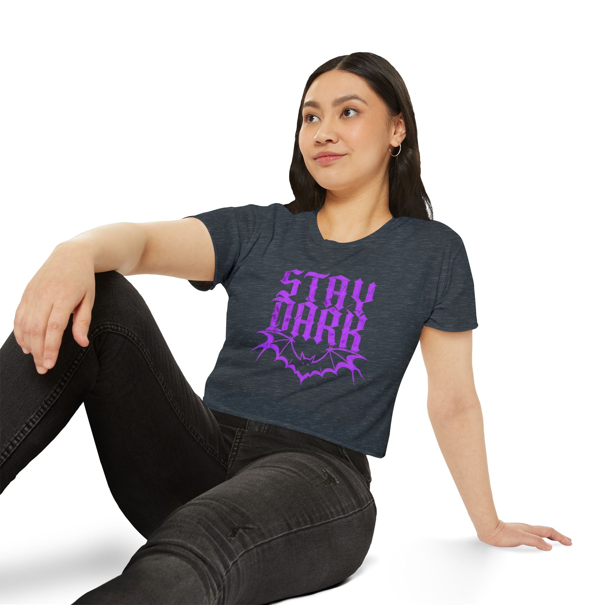 "Stay Dark" Cropped Tee