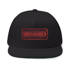 Uncensored Embroidered Flat Bill Cap