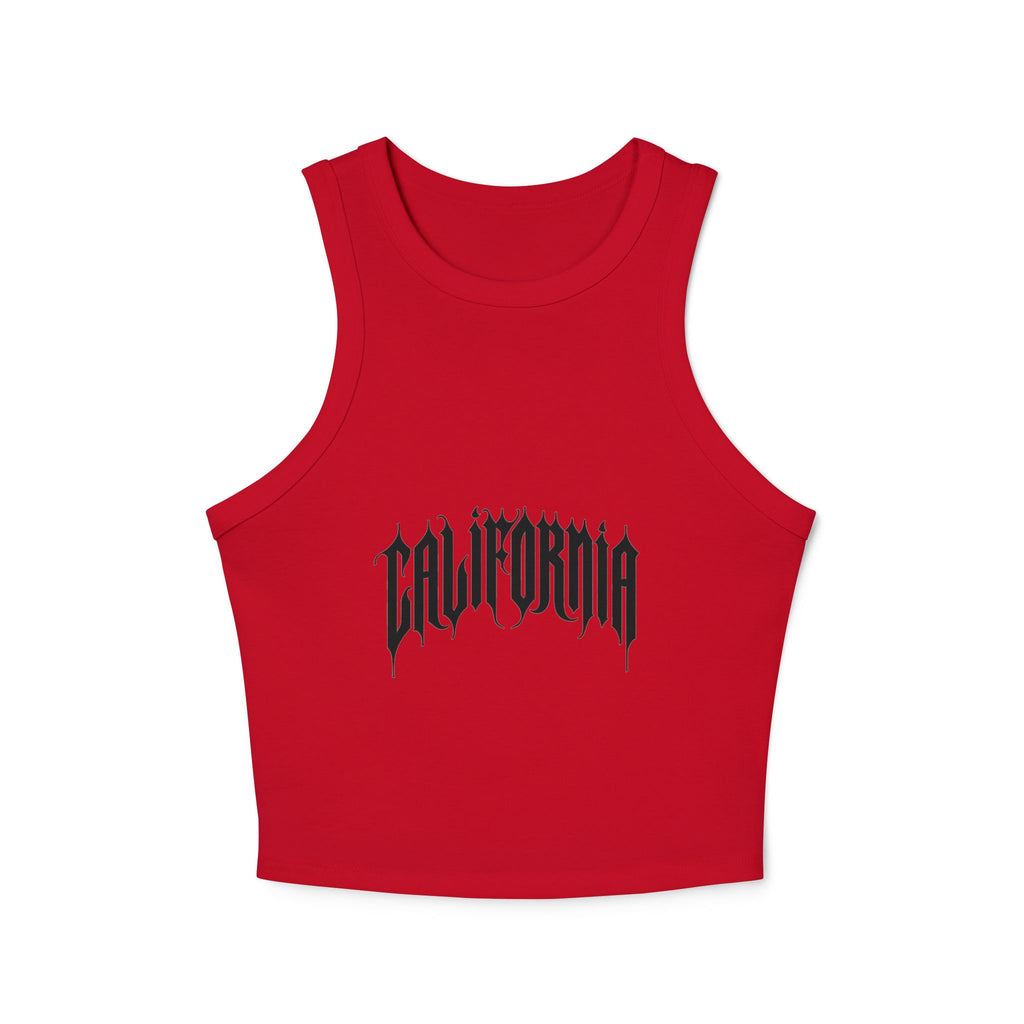 California Cropped Racer Tank