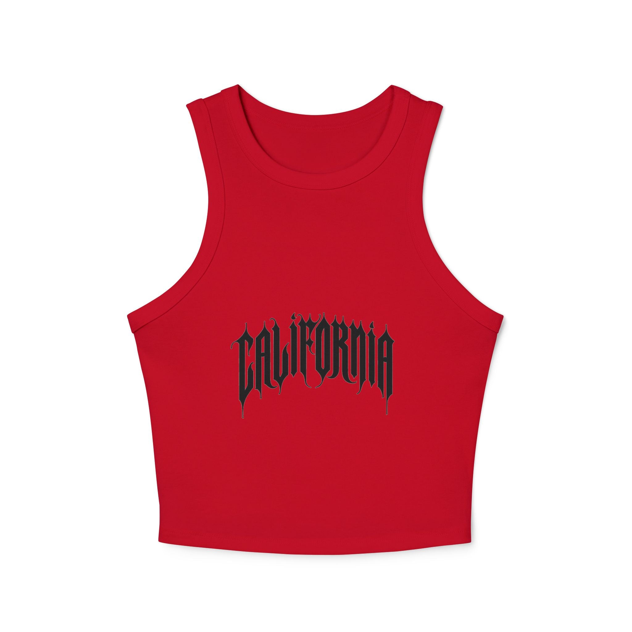 California Cropped Racer Tank