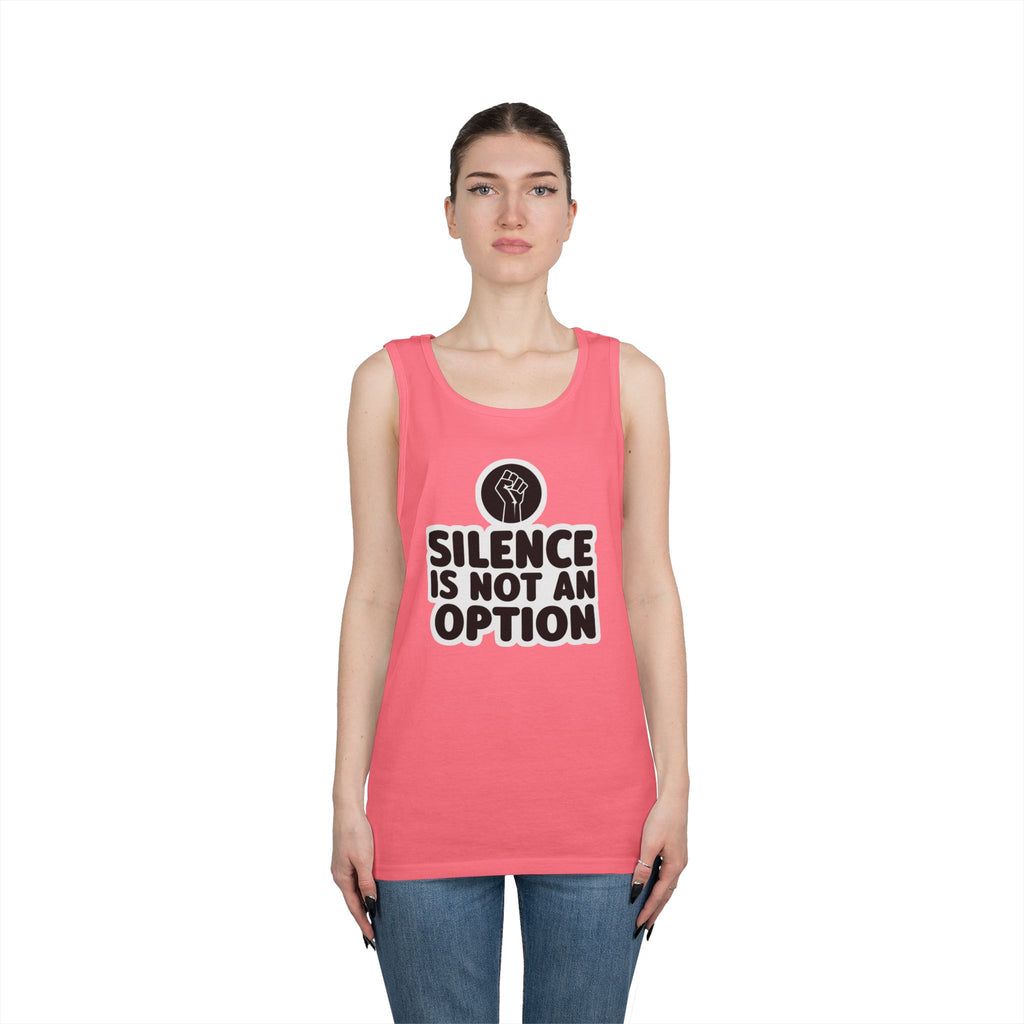 Protest Statement Tank Top - Unisex Heavy Cotton Tee, Activism Apparel, Gift for Advocates, Everyday Wear, Equality Message