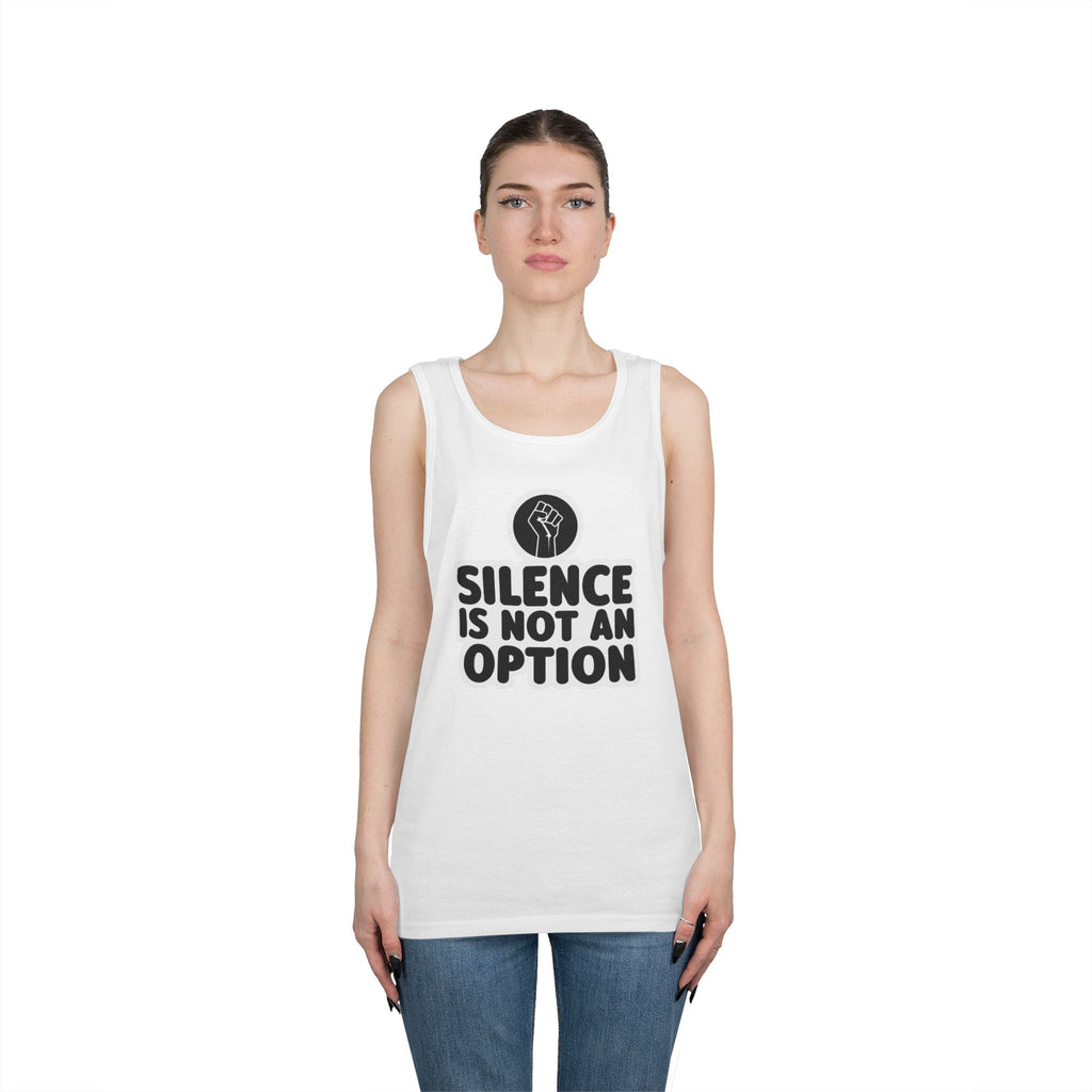 Protest Statement Tank Top - Unisex Heavy Cotton Tee, Activism Apparel, Gift for Advocates, Everyday Wear, Equality Message