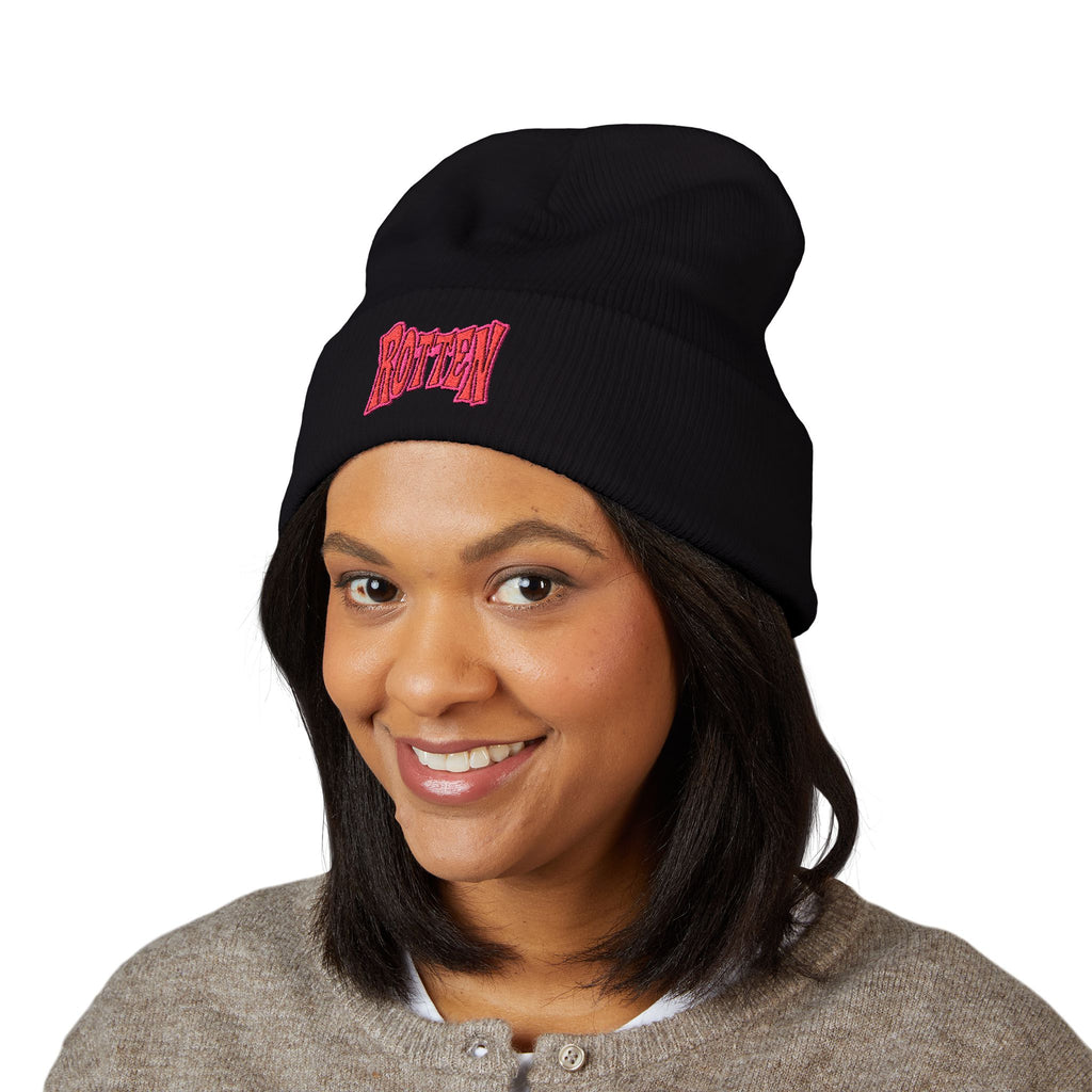 Rotten Embroidered Cuffed Beanie