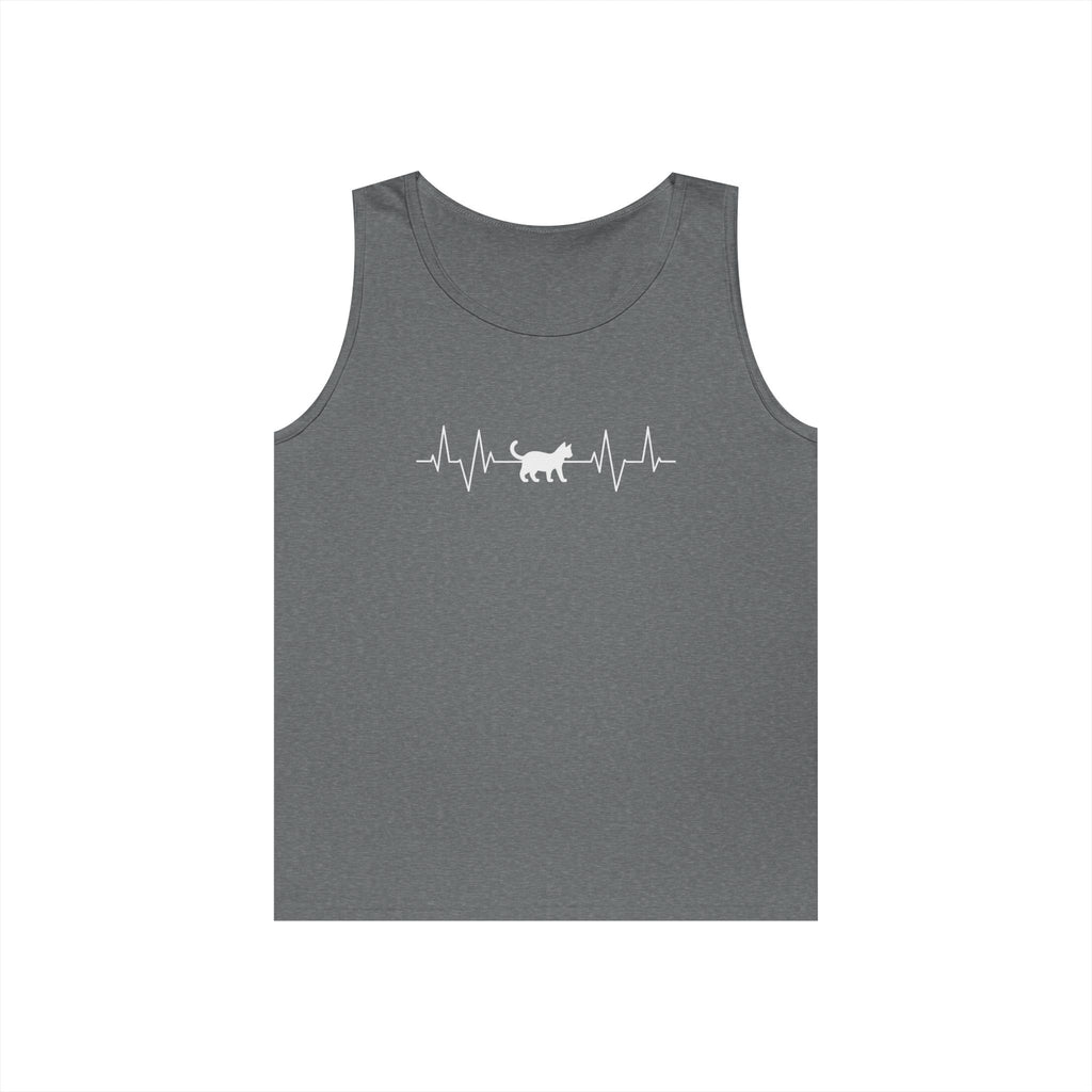 White Cat Heartbeat Tank