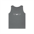 White Cat Heartbeat Tank