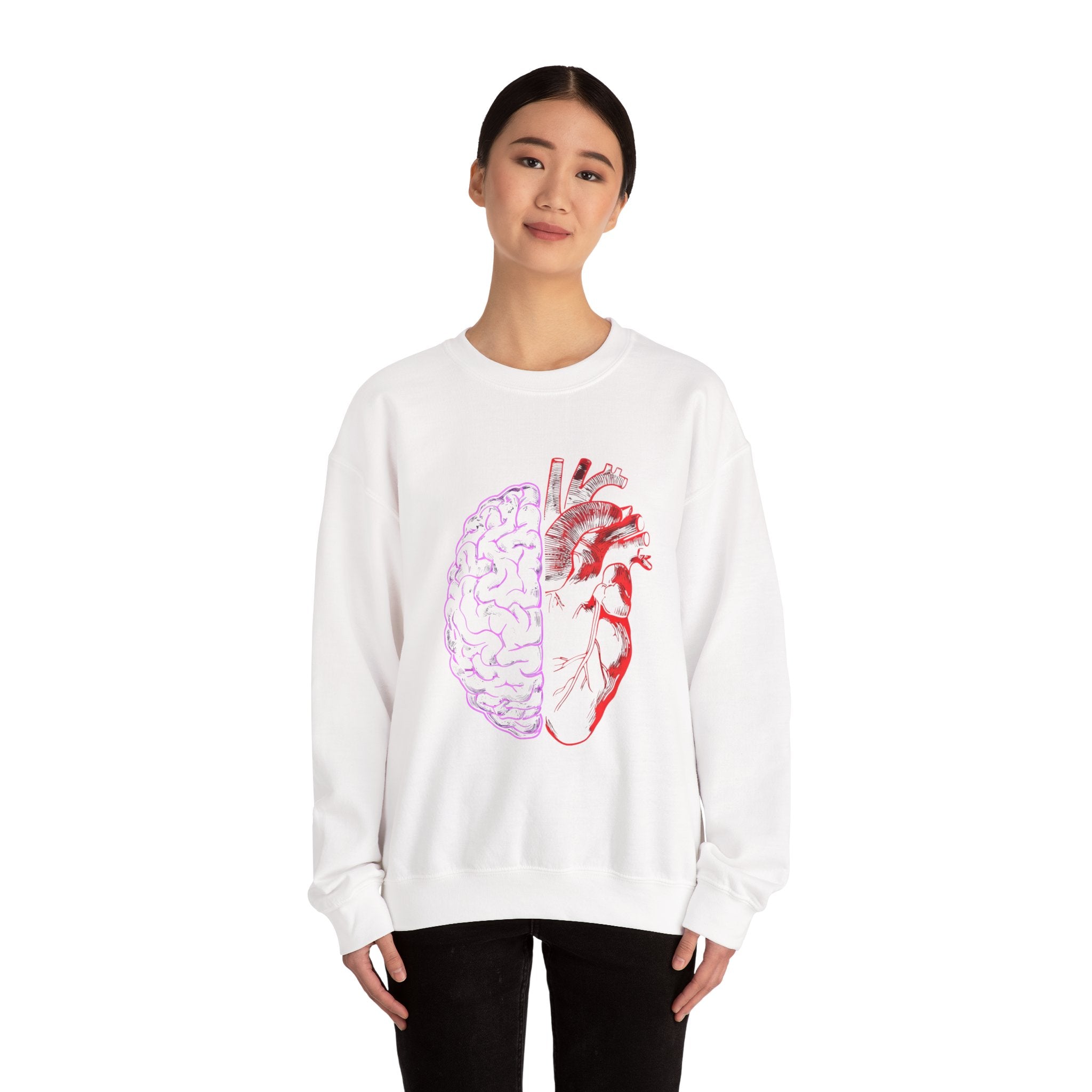 Heart & Brain Crewneck Sweatshirt