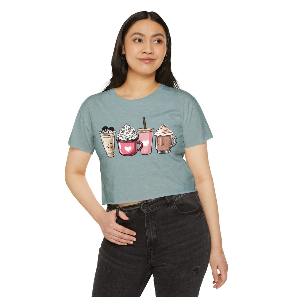 Coffee Lovers Cropped Tee