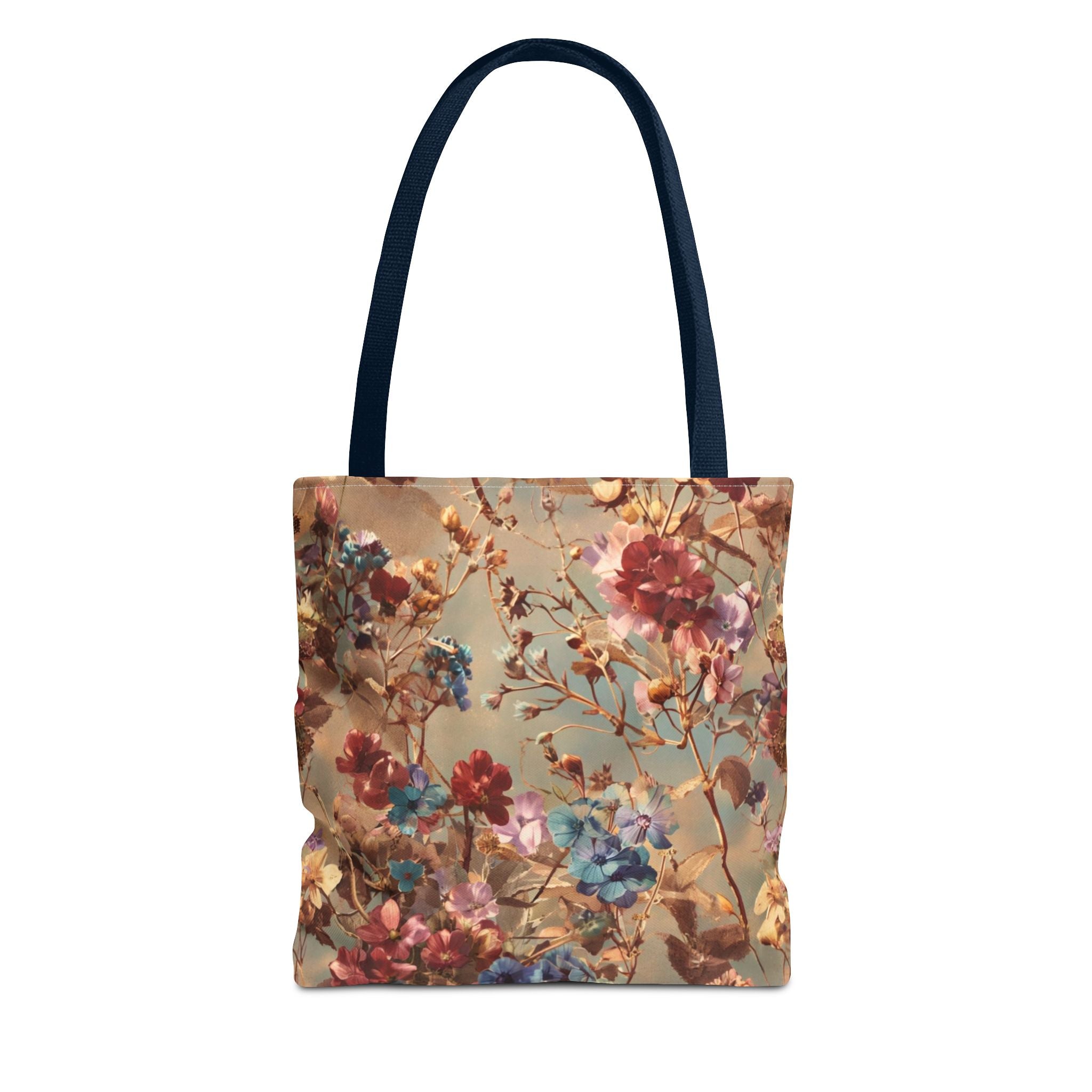 Floral Print Tote Bag
