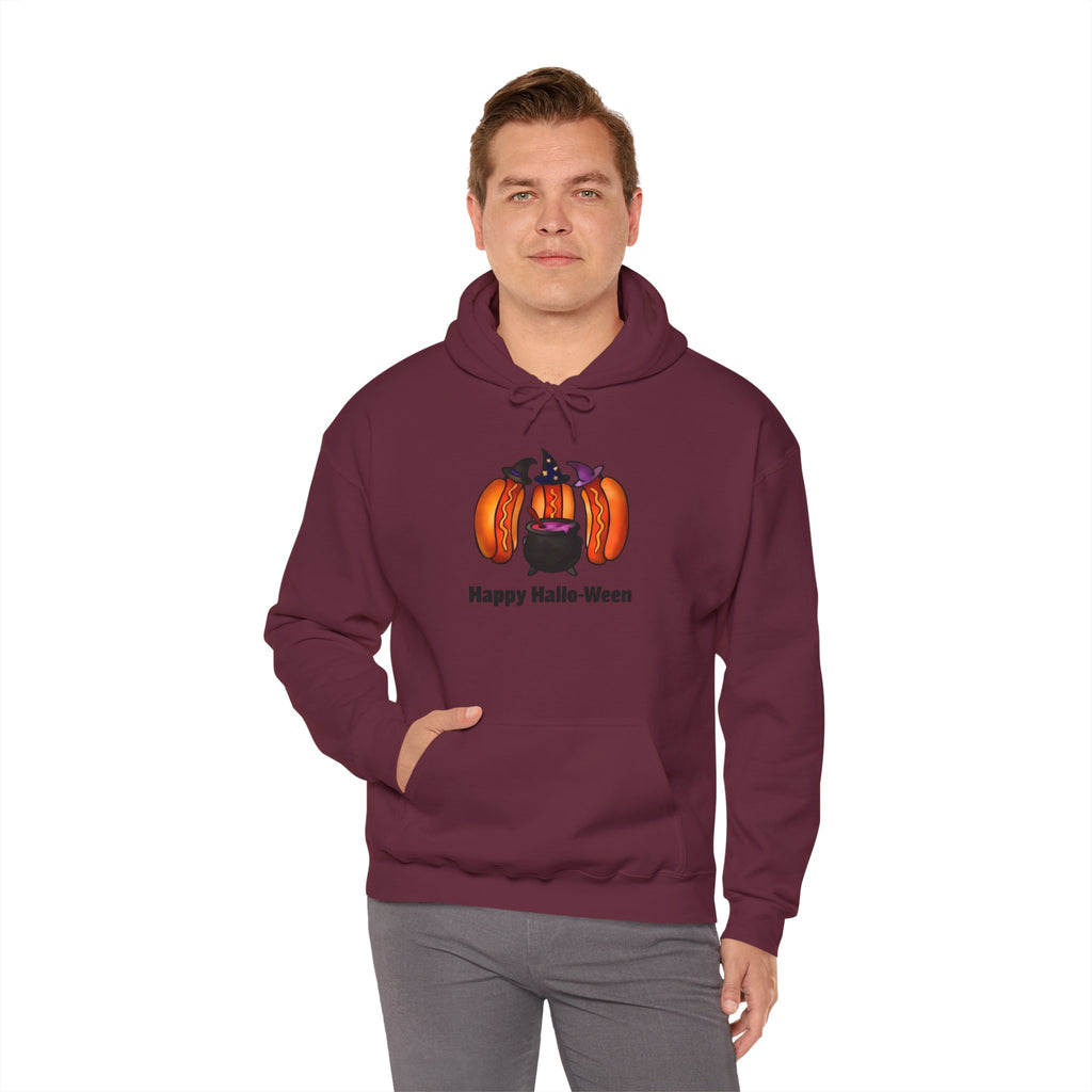 "Happy Hallo-Ween" Hotdog Witches Hoodie