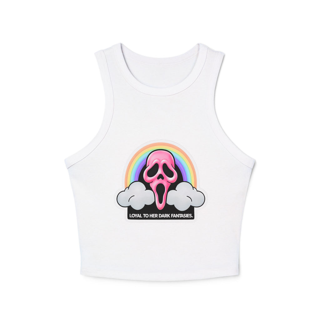 Ghostface Crop Tank Top