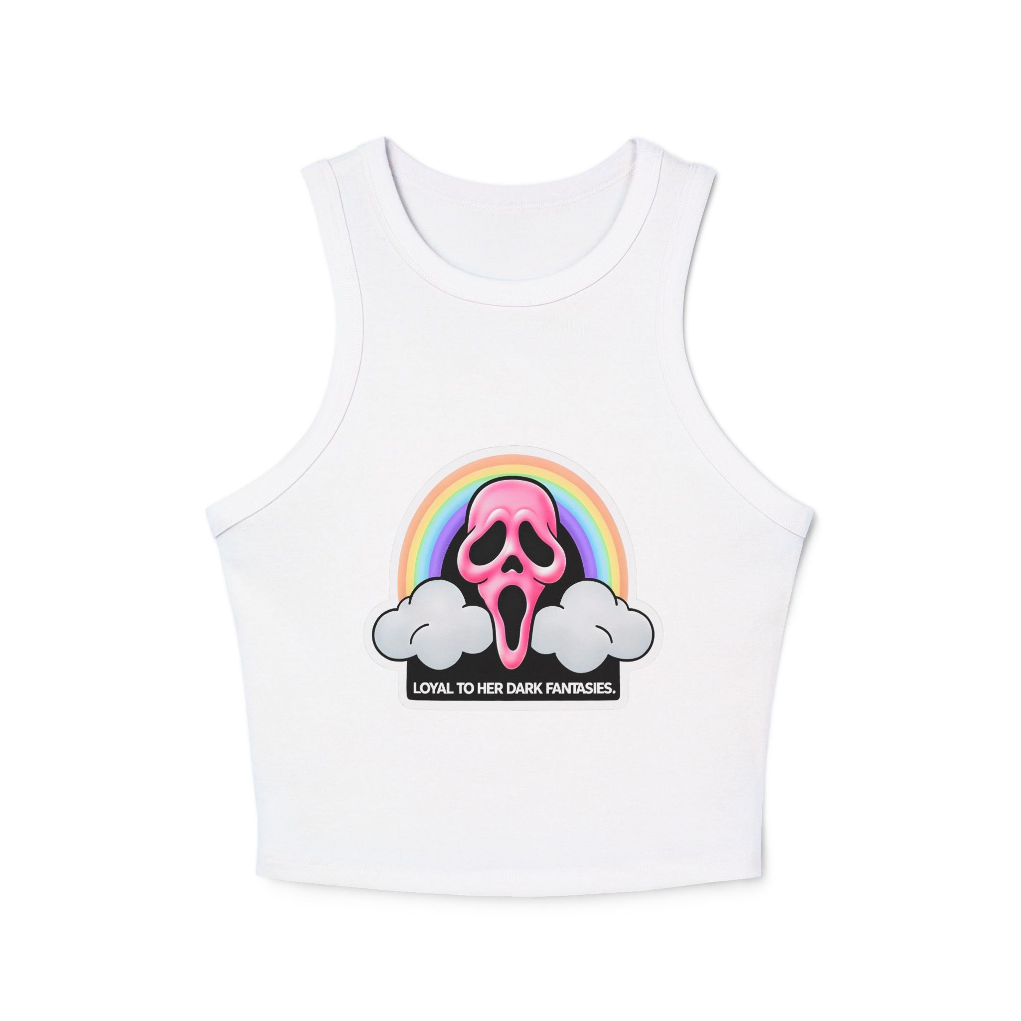 Ghostface Crop Tank Top