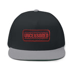 Uncensored Embroidered Flat Bill Cap