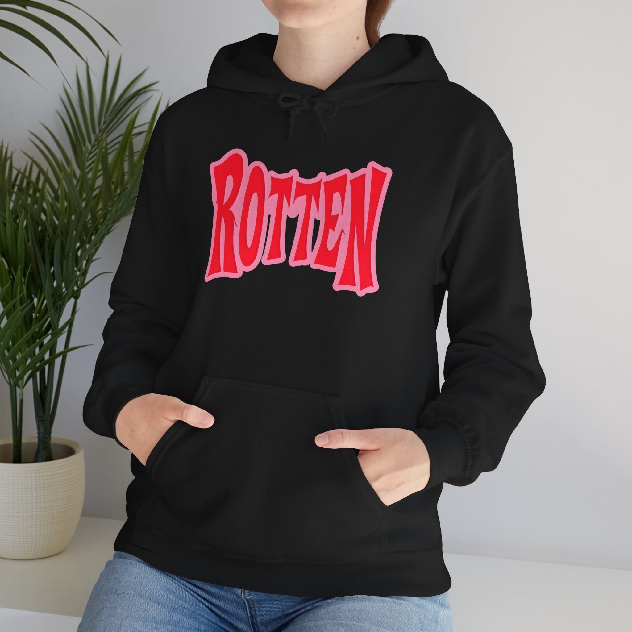 Rotten Graphic Hoodie - Anime-Inspired