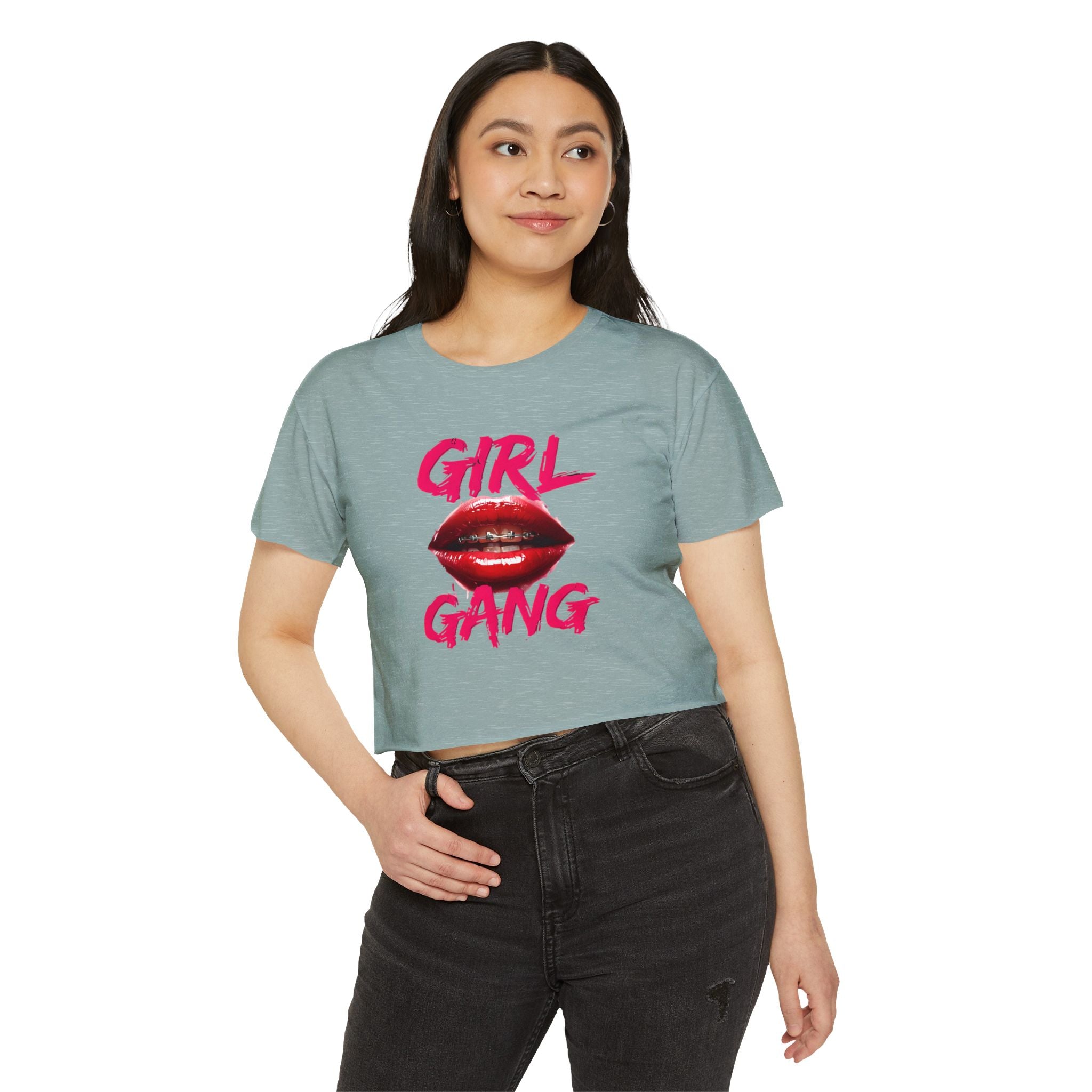 "Girl Gang" Cropped Tee