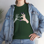 Skeleton Hand Heart Tee