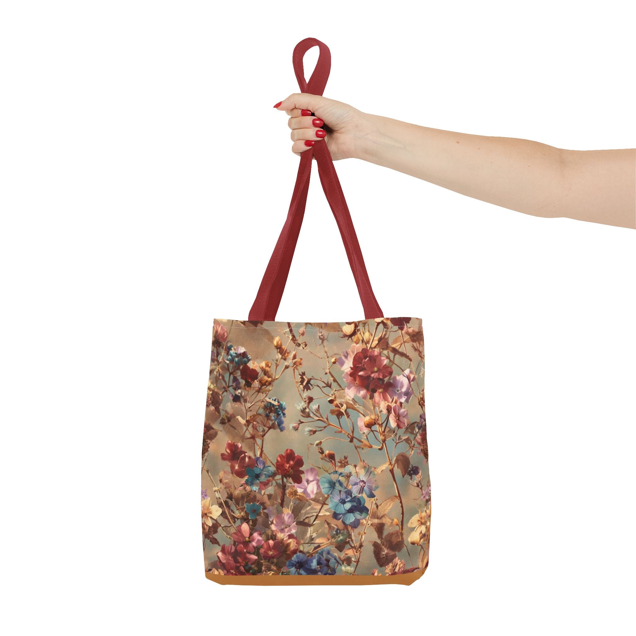 Floral Print Tote Bag