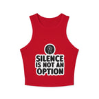 "Silence Is Not An Option" Cropped Tank