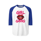 "Girl Gang" 3/4th Sleeve Raglan Shirt