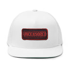 Uncensored Embroidered Flat Bill Cap