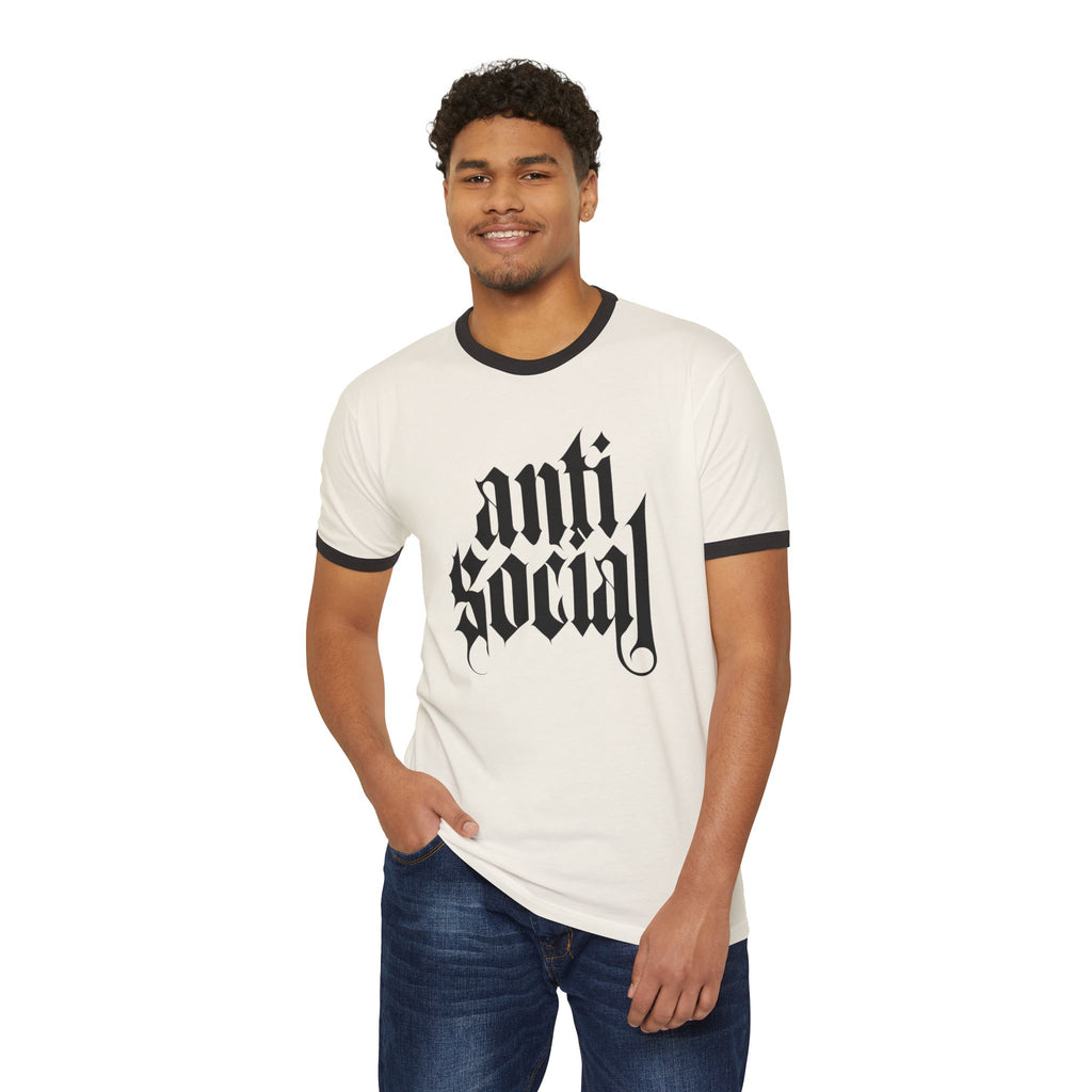 Anti-Social Ringer T-Shirt