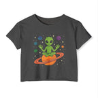 Galactic Alien Cropped Tee