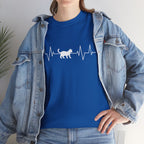 White Cat Heartbeat Tee