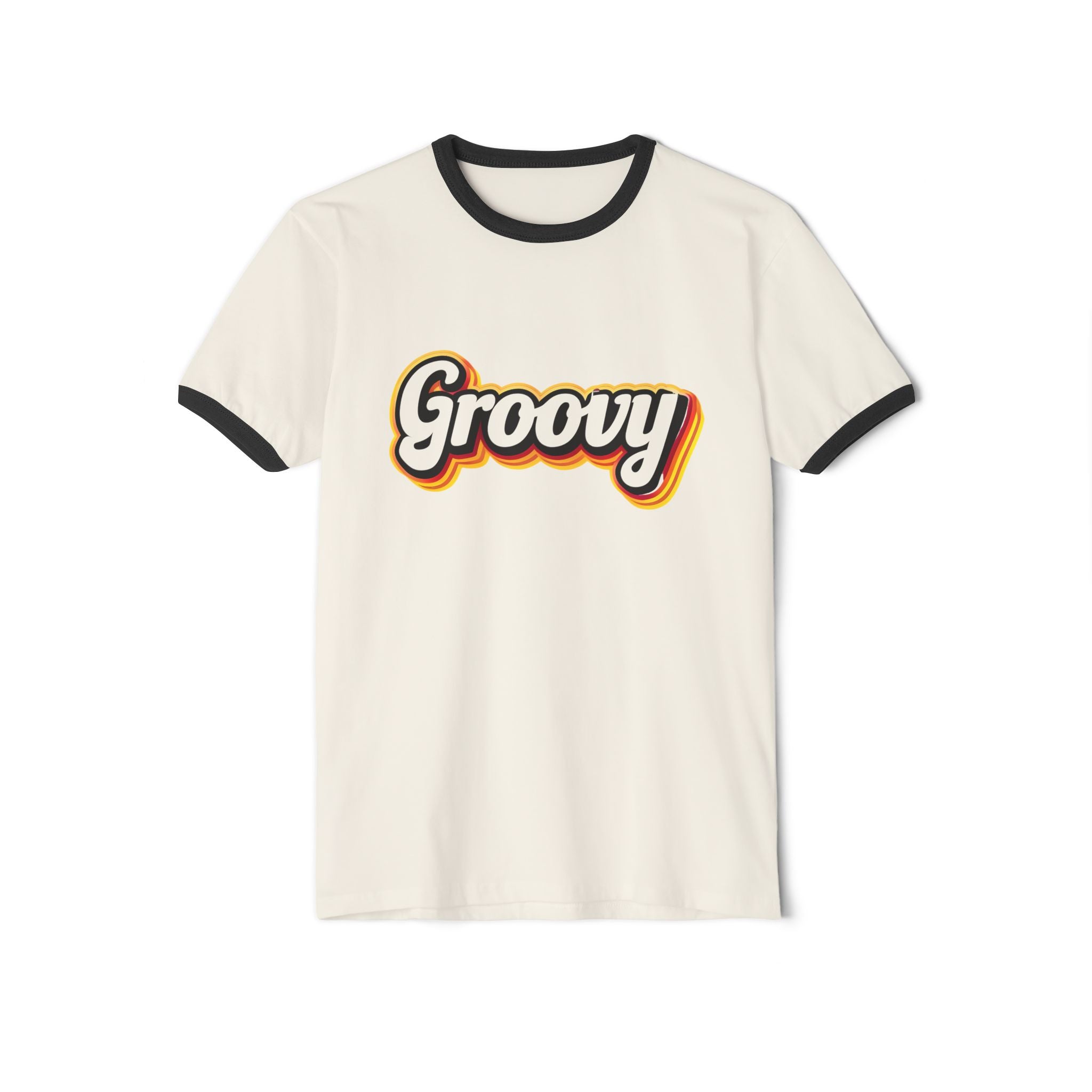 Retro Floral Ringer T-Shirt | Groovy