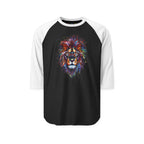 Lion Scribble 3/4th Sleeve Raglan Shirt
