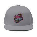 Stay Weird Flat Bill Cap