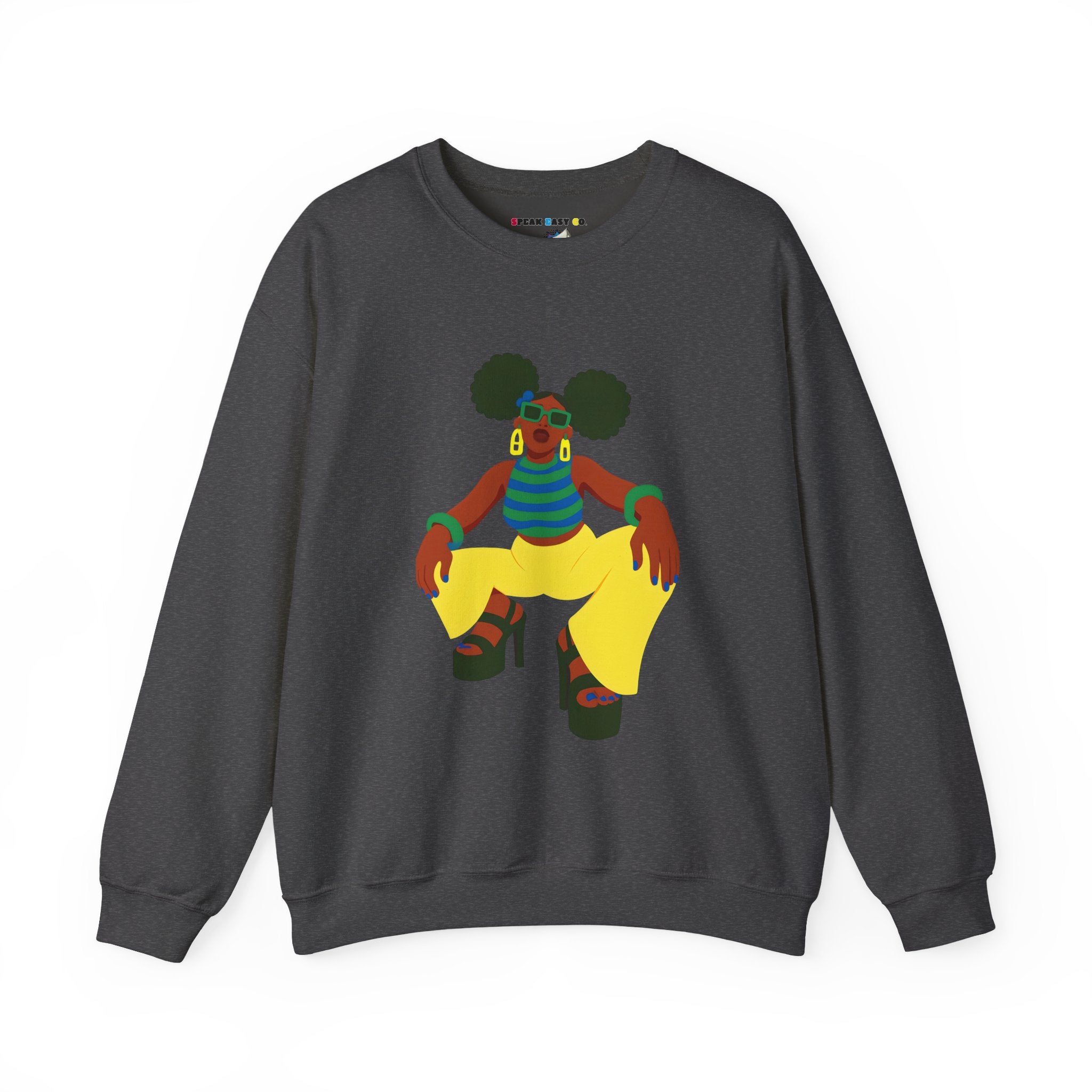 Afro Puffs Crewneck Sweatshirt