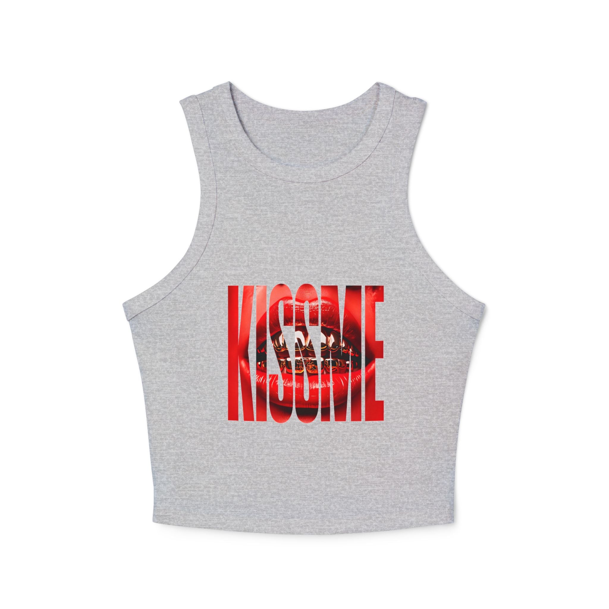 "Kiss Me" Cropped Tank
