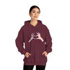 Skeleton Hand Heart Hoodie