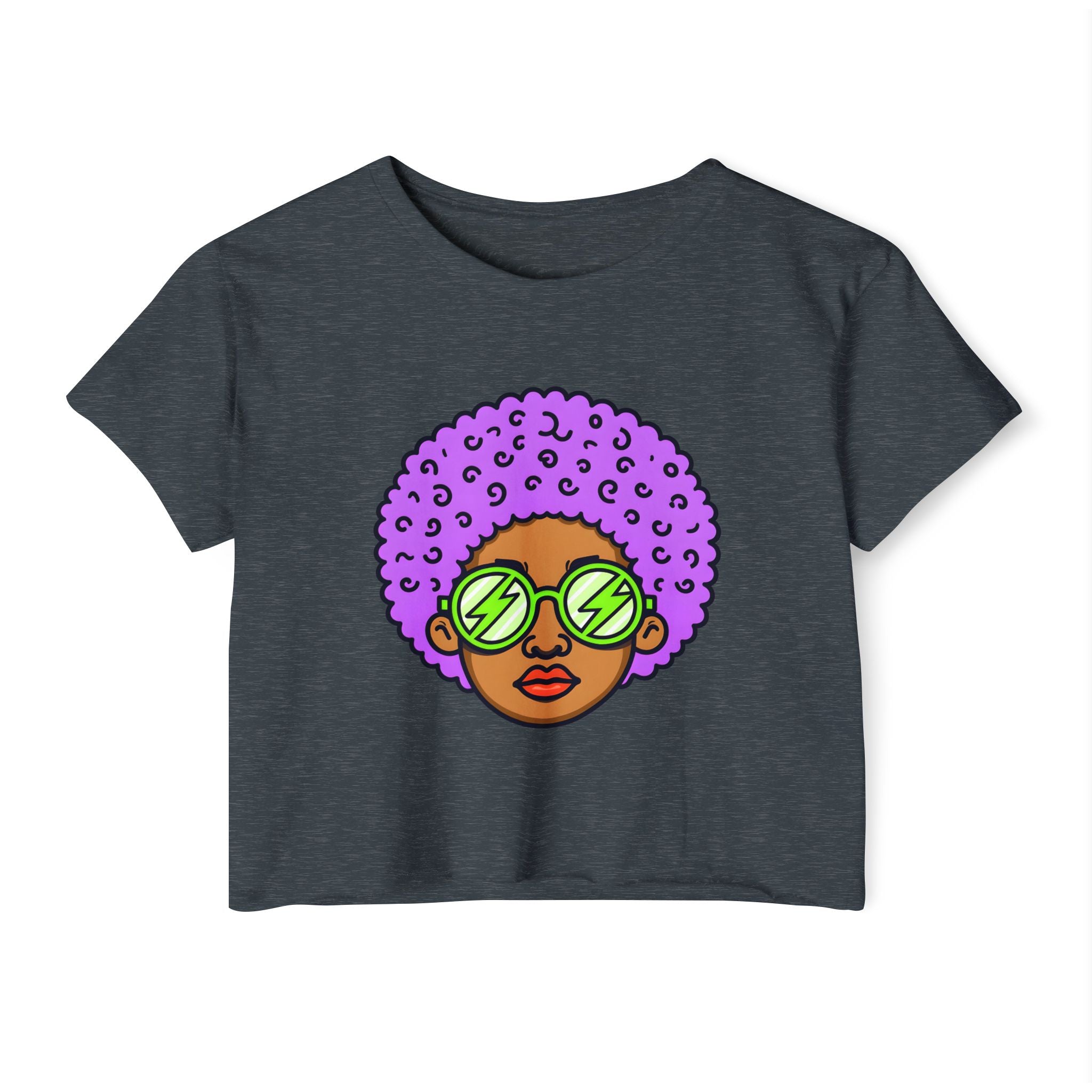 Afro Cropped Tee