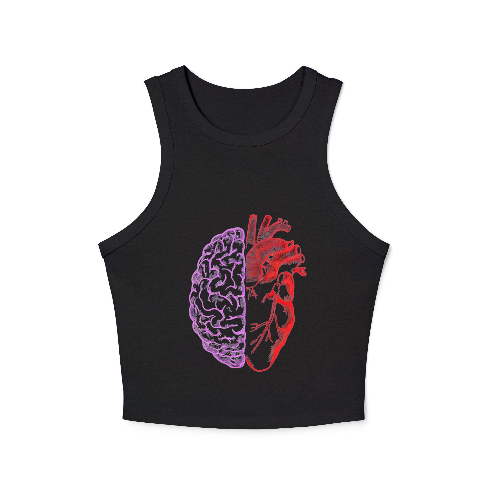 Heart & Brain Cropped Tank