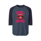 "Girl Gang" 3/4th Sleeve Raglan Shirt