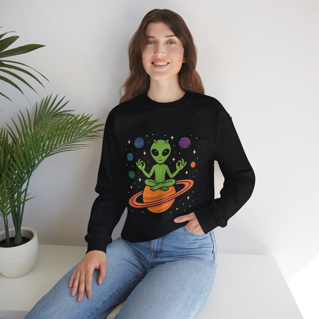 Galactic Alien Crewneck Sweatshirt